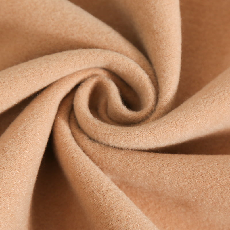 Heavy Weight Double Side Brushed Poly Rayon Spandex Fabric For Winter Coat
