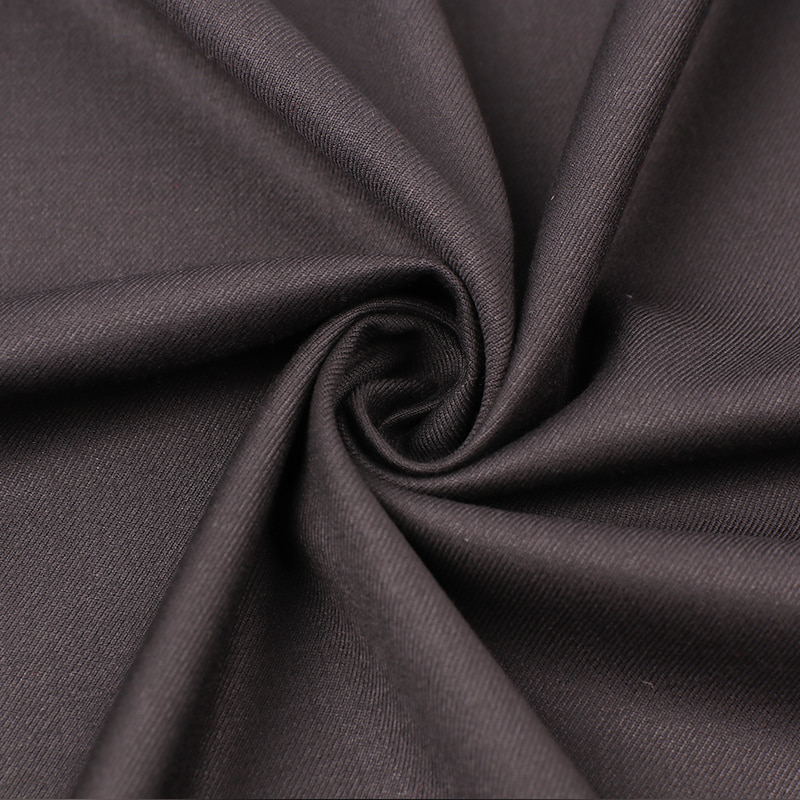 Wrinkle Resistant Soft Handfeeling Polyester Viscose With Stretch Twill Fabric For Pants And Blazers