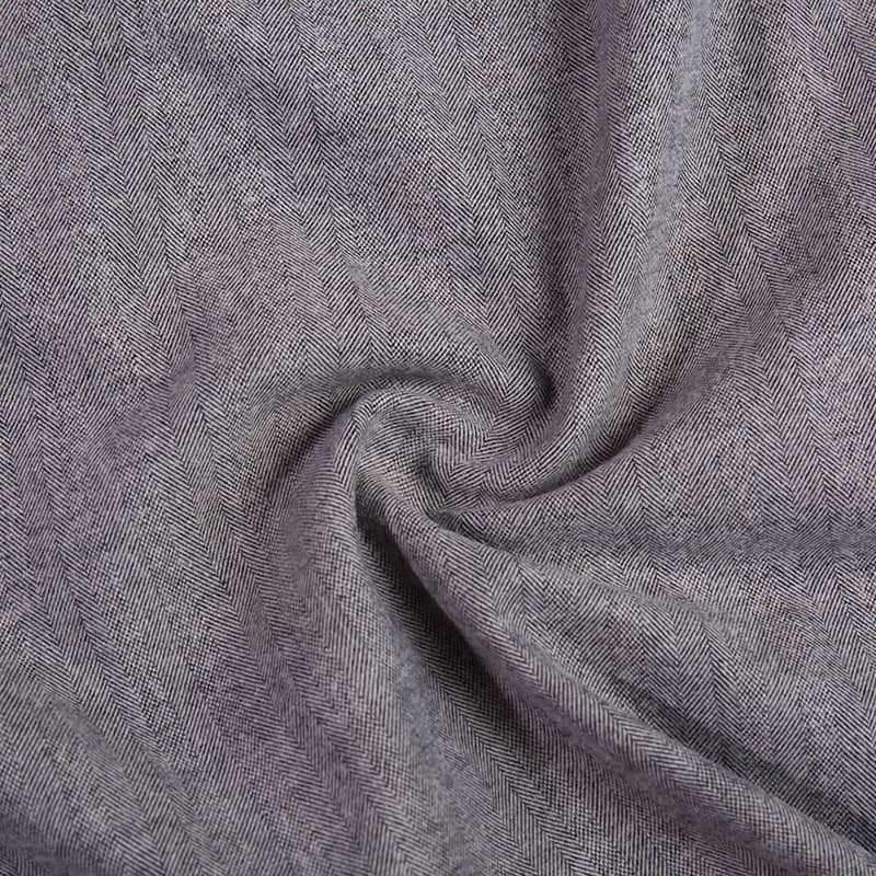 Herringbone Design Heavy Weight Poly Viscose Wool Cashmere Blend Fabric For Suit