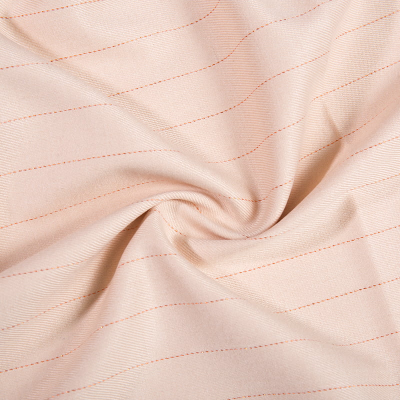 Popular Stripe Design Customize Poly Viscose With Stretch Fabric For Suit And Blazers