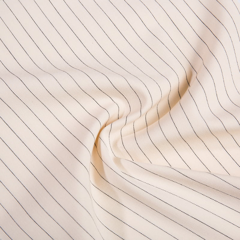Customize Stripe Design Viscose/Poly Twill Tr Spandex Fabric For Ladies’S Suit And Uniforms