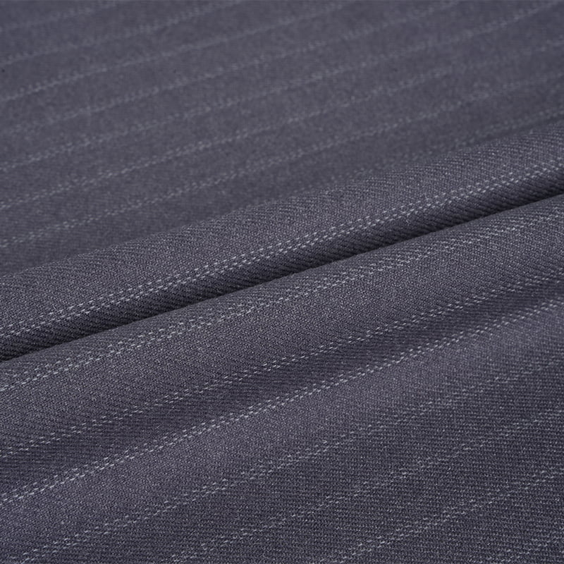 Popular Stripe Design Customize Poly Viscose With Stretch Fabric For Suit And Blazers