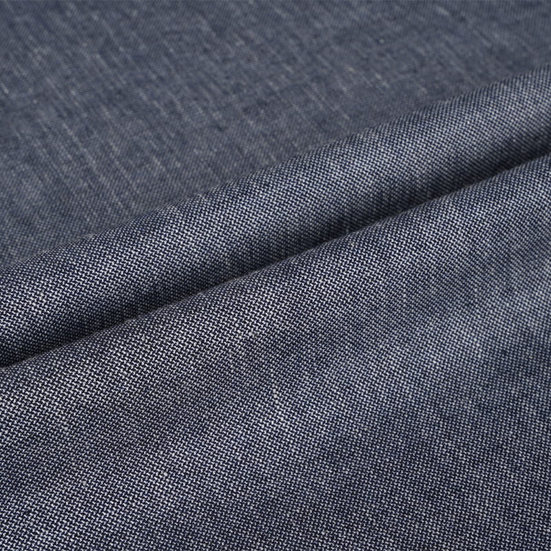 Piece Dyed Customize TR Spandex Wool With Linen Effect Fabric