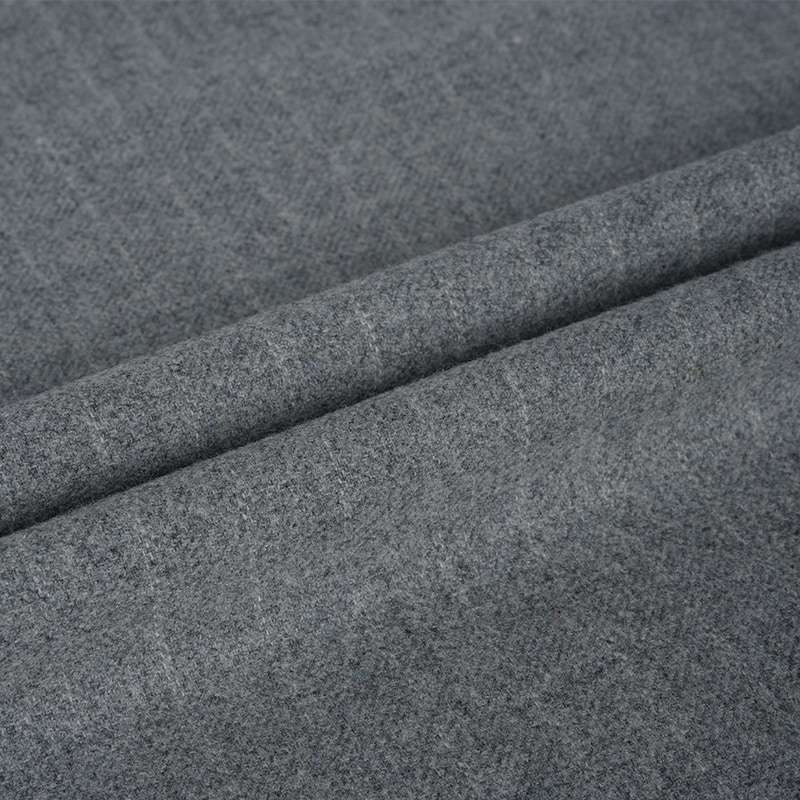 Customized TR Wool With Stripe Brush Effect For Suit Fabric